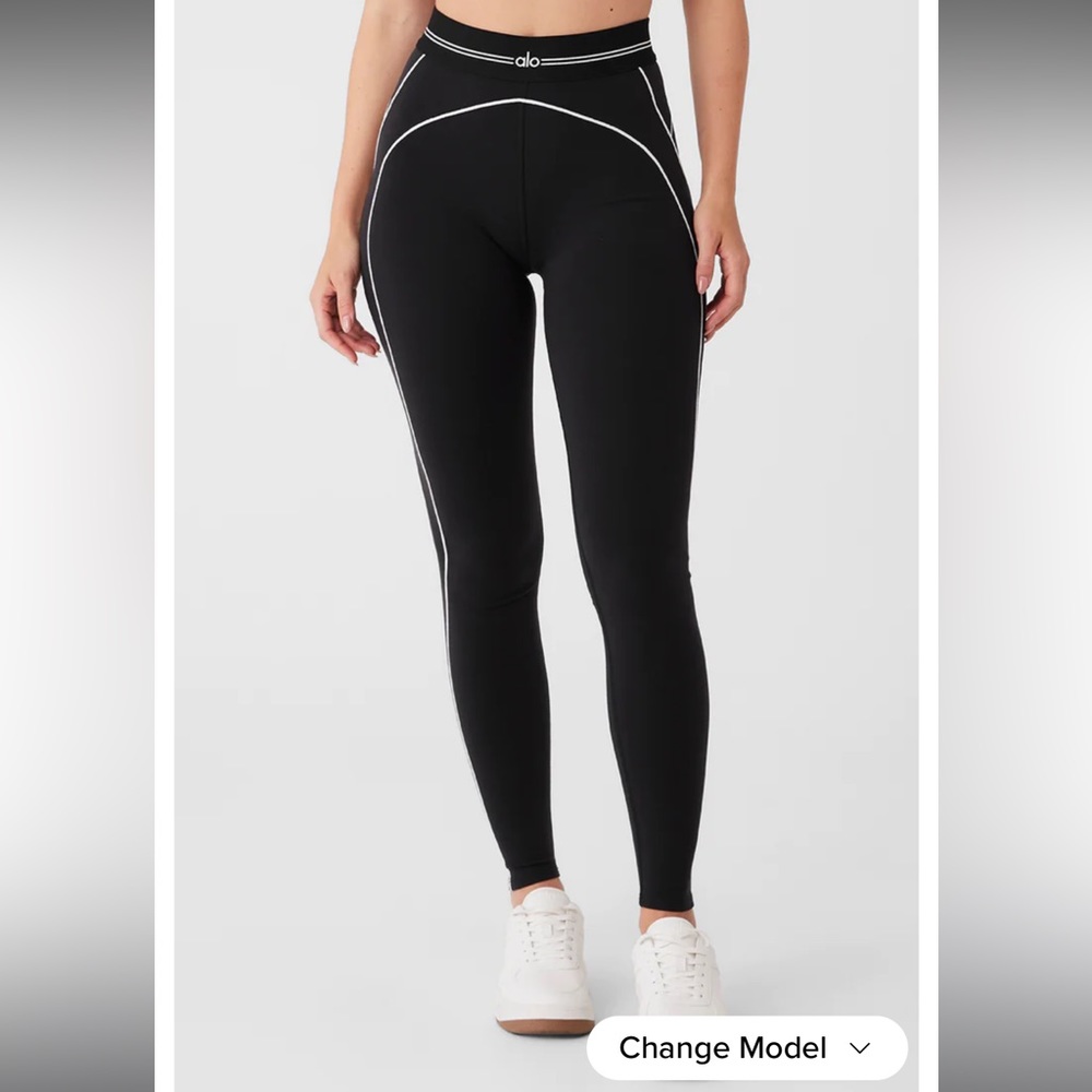 ALO Yoga  Airbrush High-Waist Heart Throb Legging-XXS-NWT - Picture 2 of 9